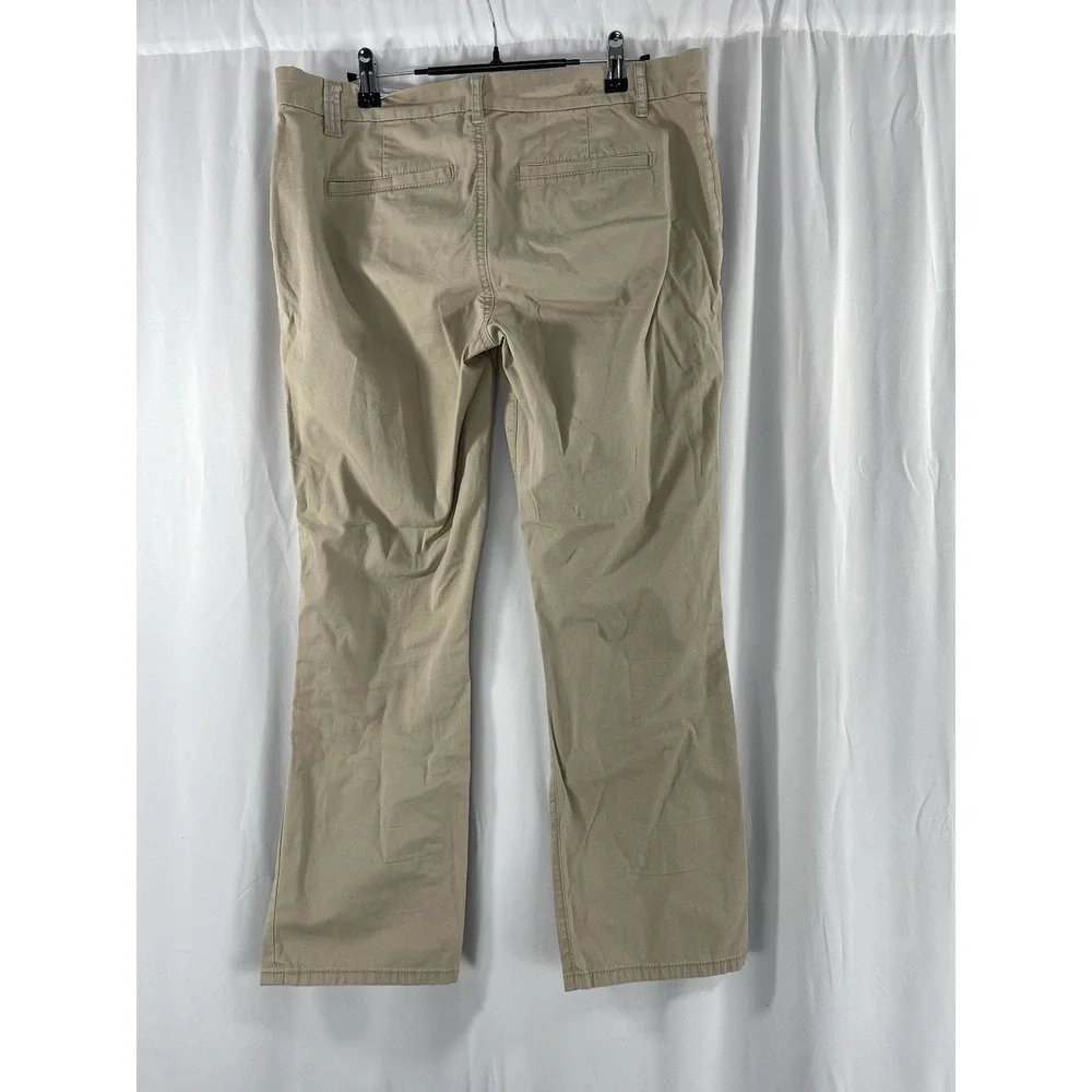 Tory Burch Women's Chino Khaki Pants Size 29 Cotton Casual Workwear
